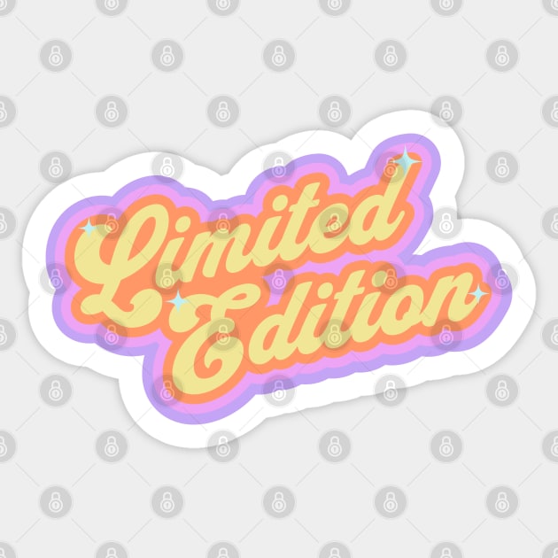 Limited Edition Sticker by Sublime Art